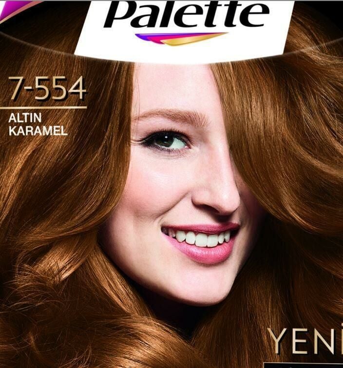 Palette Deluxe Saç Boyası 7.554 Altın Karamel