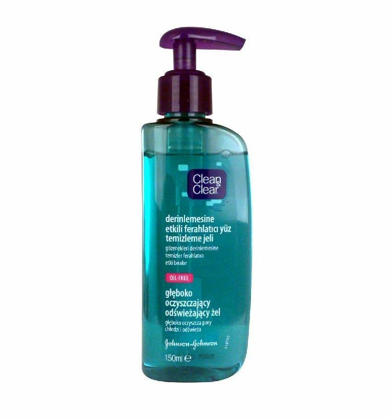 Clean clear derin etki ferahlatıcı yüz temizleme jeli 150 ml