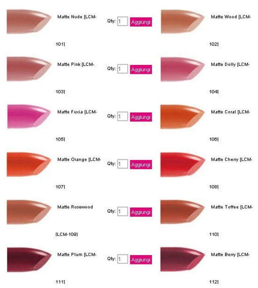 Prestige Matte Lipstick LCM 101