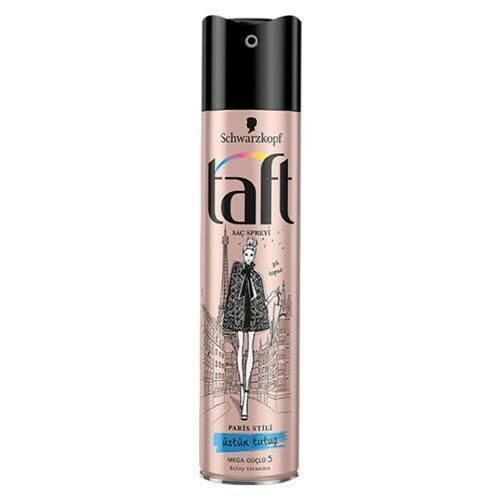Taft Saç Spreyi 05 Paris Stili Üstün Tutuş Saç Spreyi 250ml