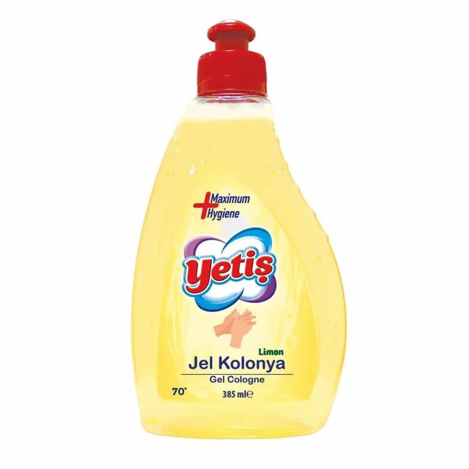 Yetiş Jel Lİmon Kolonyası 385 gr 70 Derece