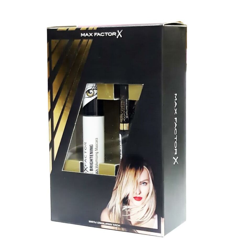 Max Factor Masterpiece Glide Define Eyeliner + Eye Brightening Maskara Set