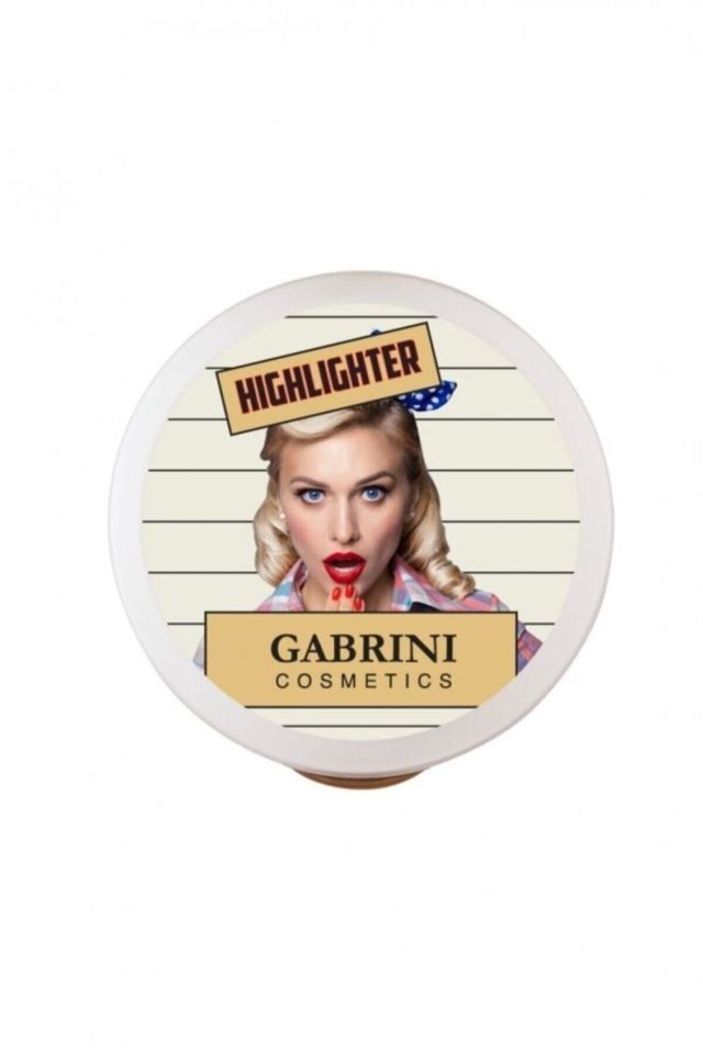 Gabrini Highlighter Aydınlatıcı Tekli Highlighter 01 Beyaz Alt Tonlu