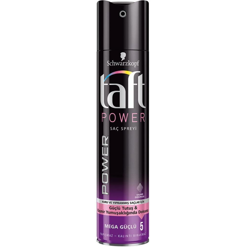 Taft Saç Spreyi Power Kaşmir Dokunuşu 250ml 05