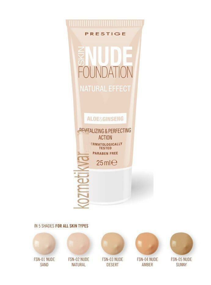 Prestige Skin Nude Fondöten FSN 01 Nude Sand