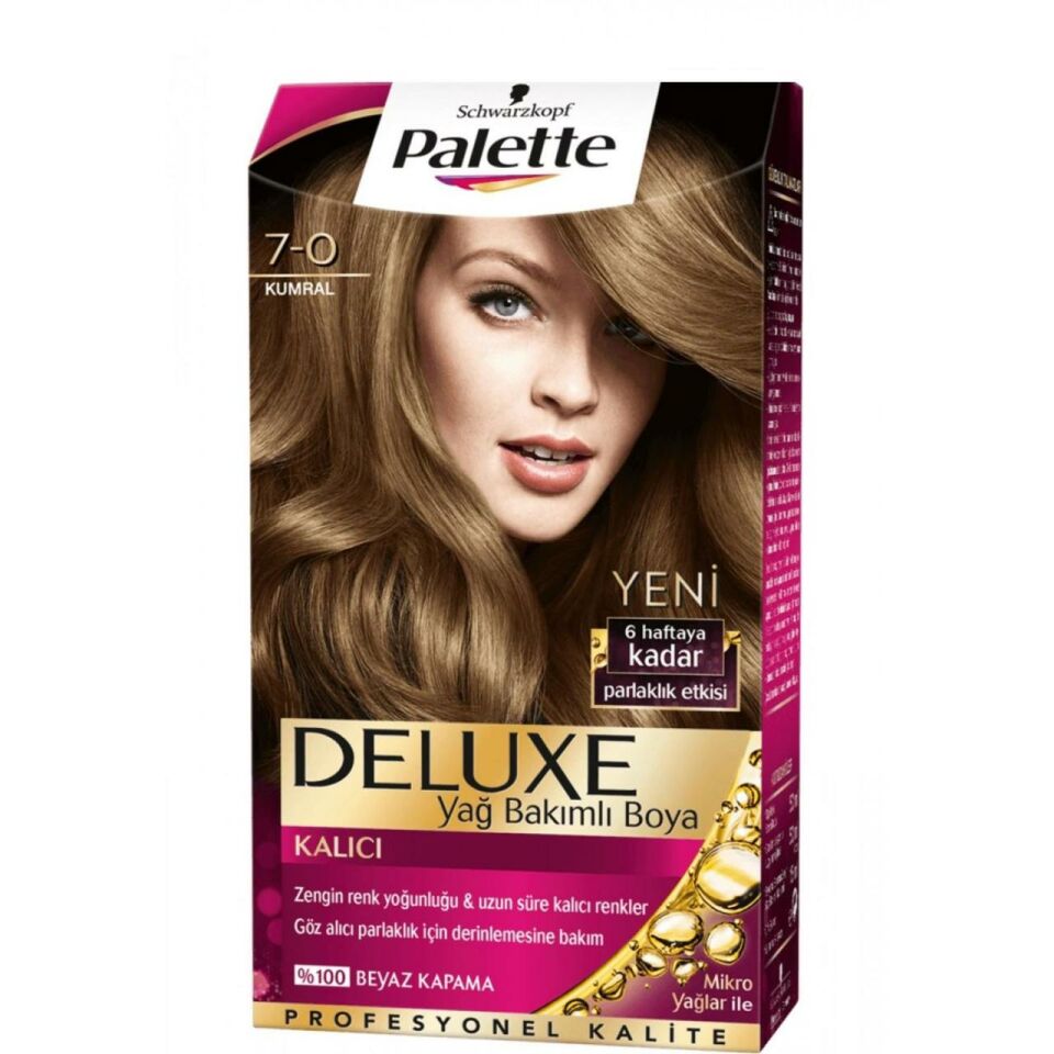 Palette Deluxe Saç Boyası 7.0 Kumral