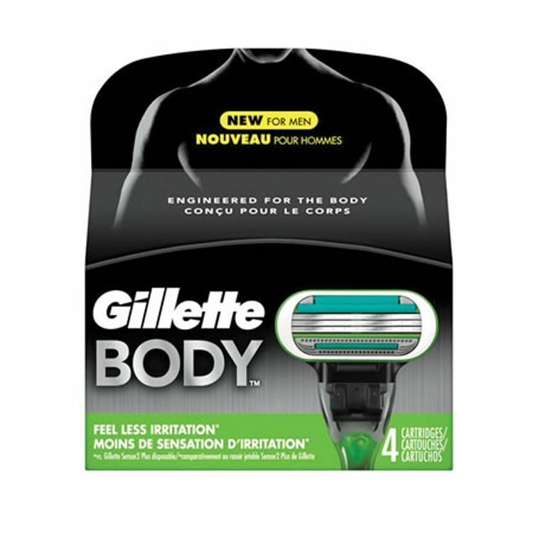 Gillette Body Vücut İçin Tıraş Makinesi 4 lü Yedek Bıçak