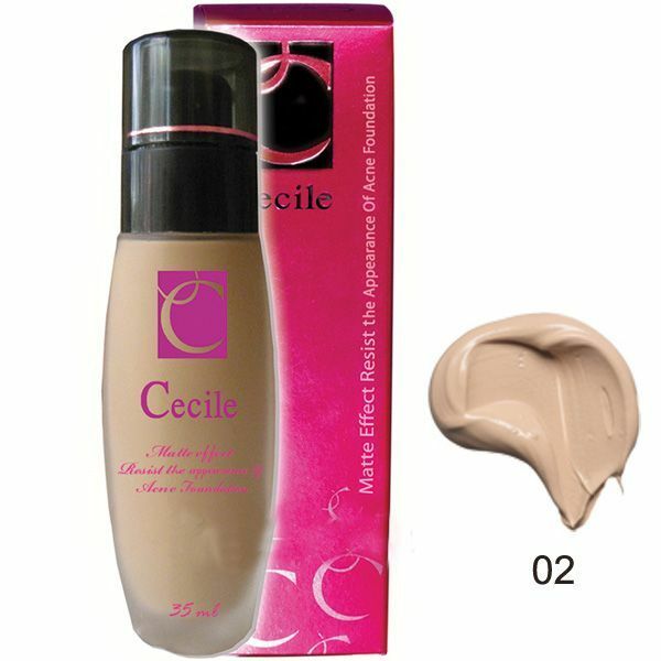 Cecile Matte Effect Resist To Acne Foundation 02