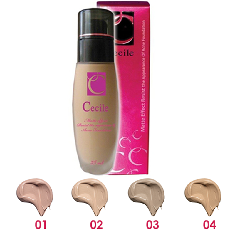Cecile Matte Effect Resist To Acne Foundation 02