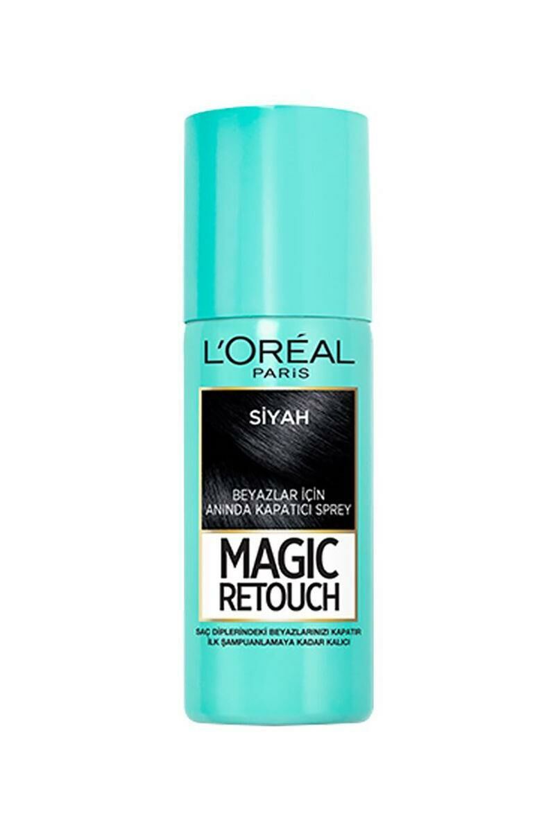 LOREAL Magic Retouch Siyah Sprey Saç Dip Boyası