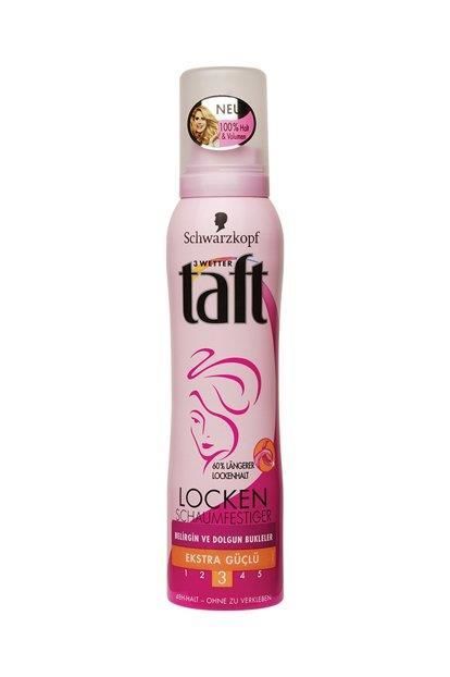 Taft Saç Köpüğü Locken 3 Belirgin Bukleler 150 ml Extra güçlü Curl  Flex 150 ml