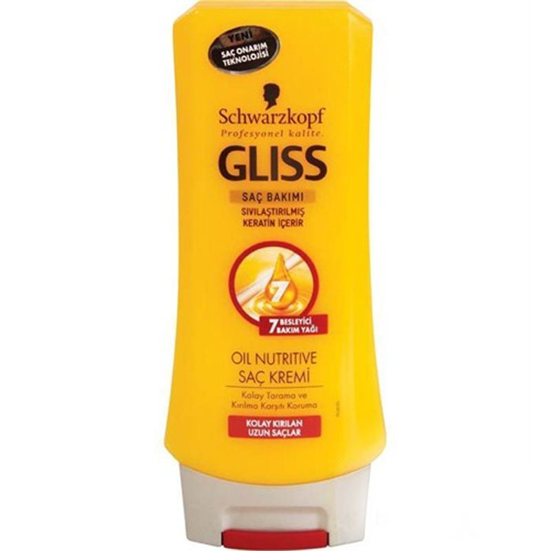 Gliss Oil Nutritive Kolay Kırılan Saçlar İçin Saç Kremi 400ML