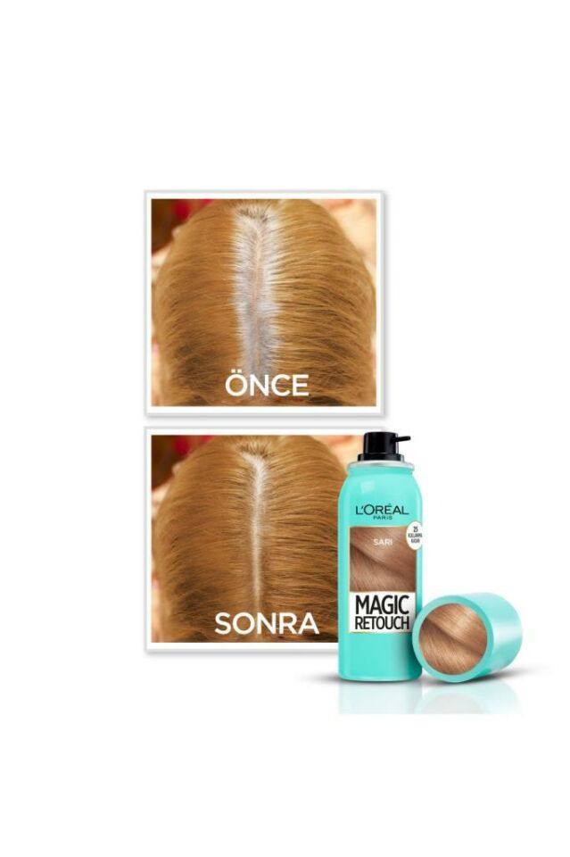 LOREAL Magic Retouch Sarı Sprey Saç Dip Boyası