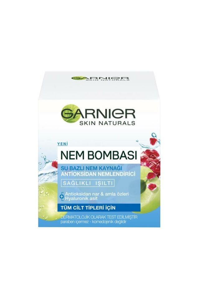 Garnier Tüm Cilt Tipleri için Su Bazlı Nemlendirici Krem 50 ml