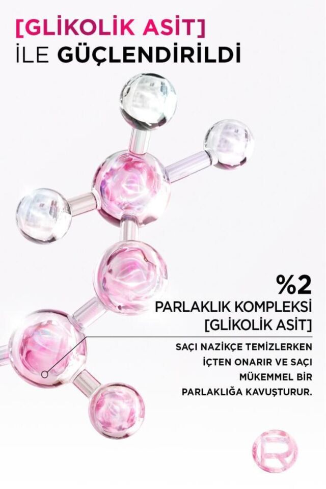 Loreal Elseve Glycolic Gloss Mükemmel Parlaklık için Bakım Yapan Şampuan [Glikolik Asit] 200ml