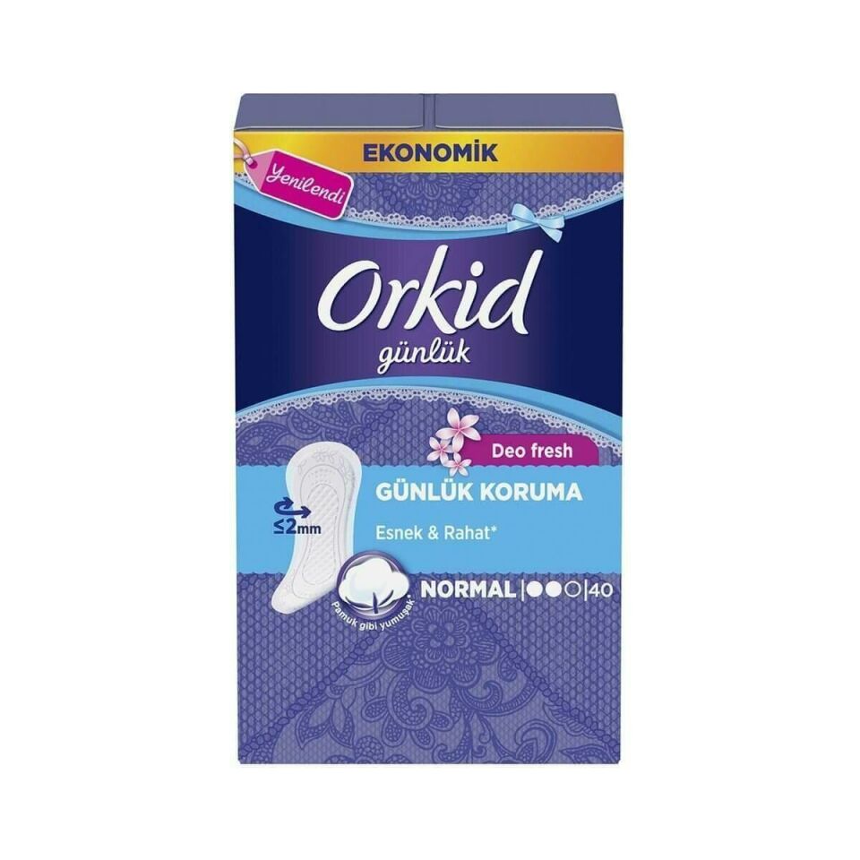 Orkid Günlük Koruma Deo Fresh Ped Normal 40 Adet