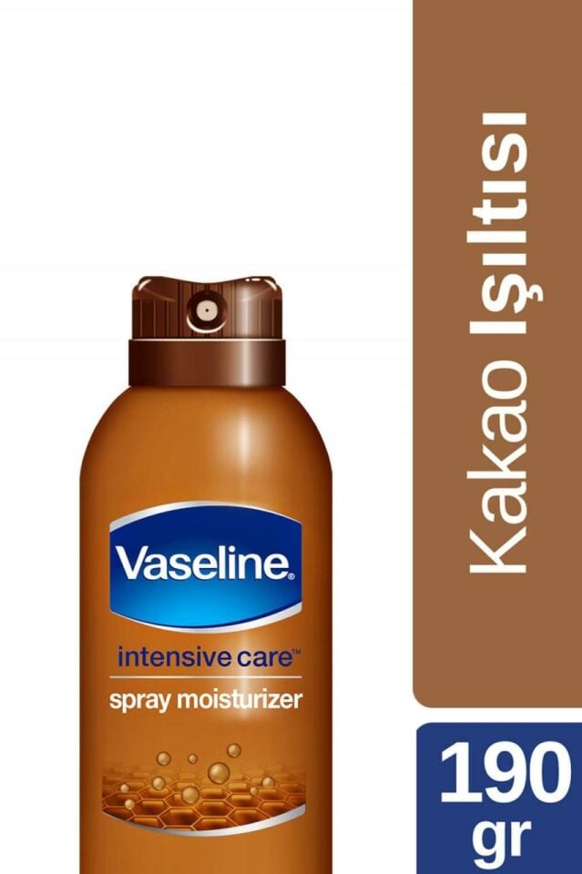 Vaseline Nemlendirici Sprey Vücut Kremi Kakao Işıltısı 190 g Deep Restore