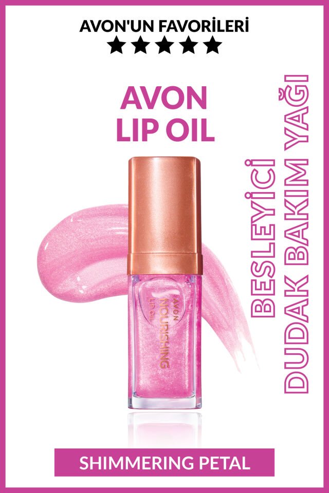 Avon Nourishing Dudak 7 Ml Yağı Shimmering Petal