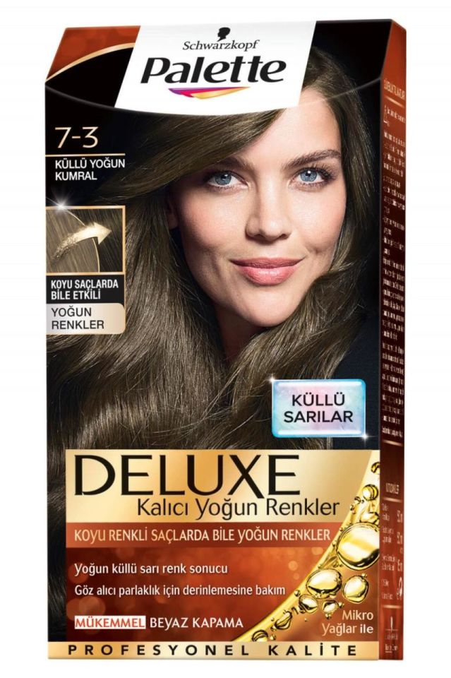 Palette Deluxe Saç Boyası 7.3 Küllü Yoğun Kumral