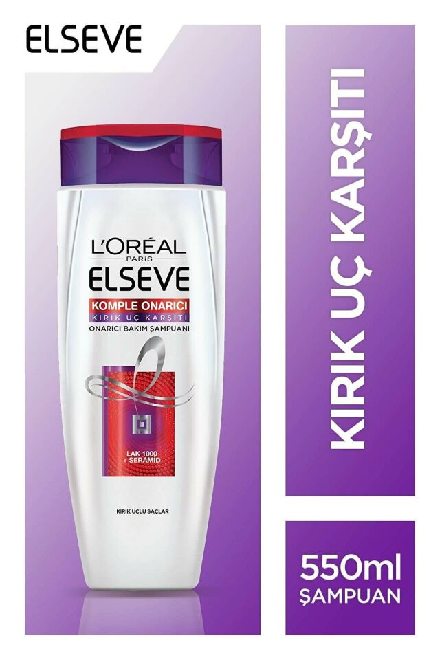 Loreal Elseve Şampuan 550 ml Komple Onarıcı Kırık Uç Karşıtı