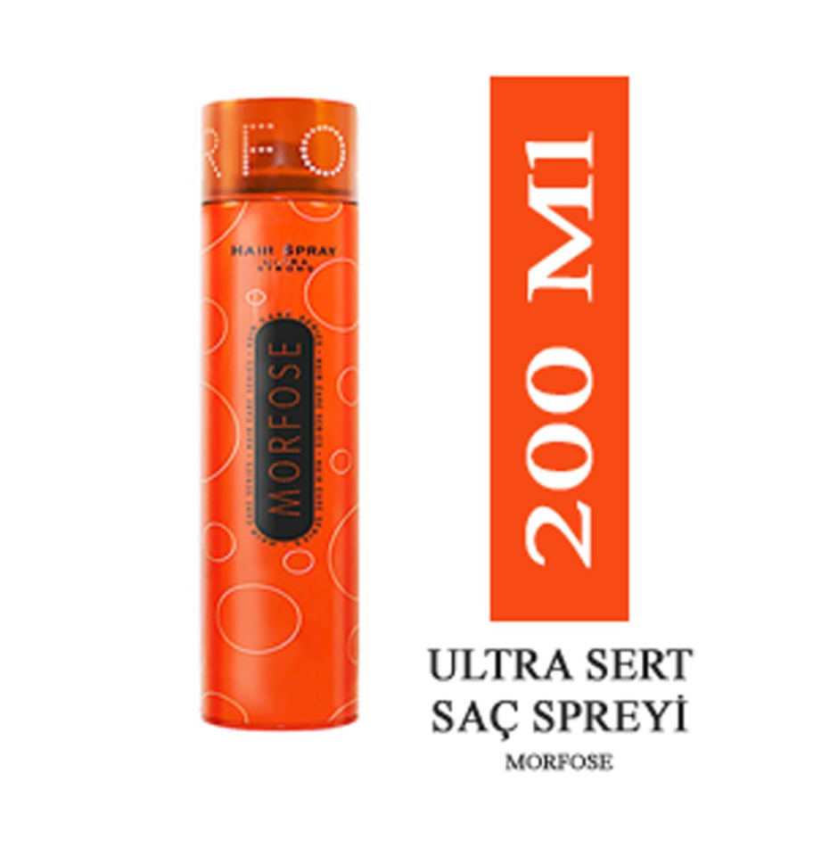 Morfose 200 ml Saç Spreyi Ultra Strong Turuncu