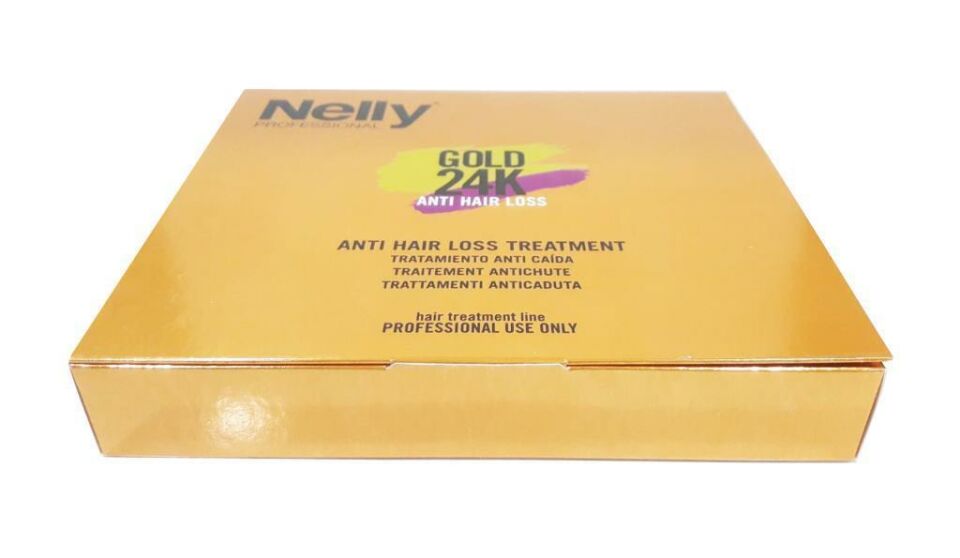 Nelly Professional Gold 24K Saç Dökülmesine Karşı Ampül 10 Ml x 10 Adet