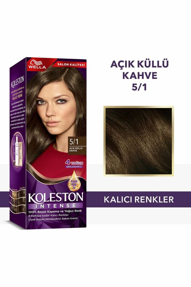 Koleston Intense Saç Bayası 5.1 Açık Küllü Kahve