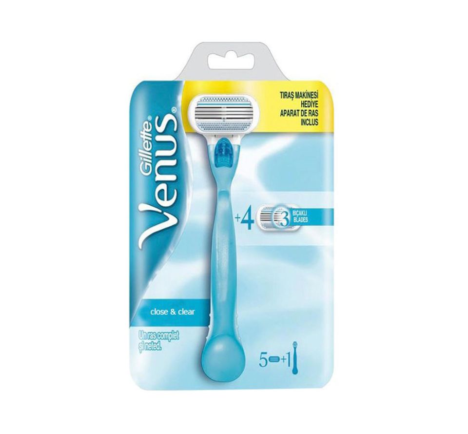 Gillette Venus Tıraş Makinesi + 5 Yedek Tıraş Bıçağı Hediyeli