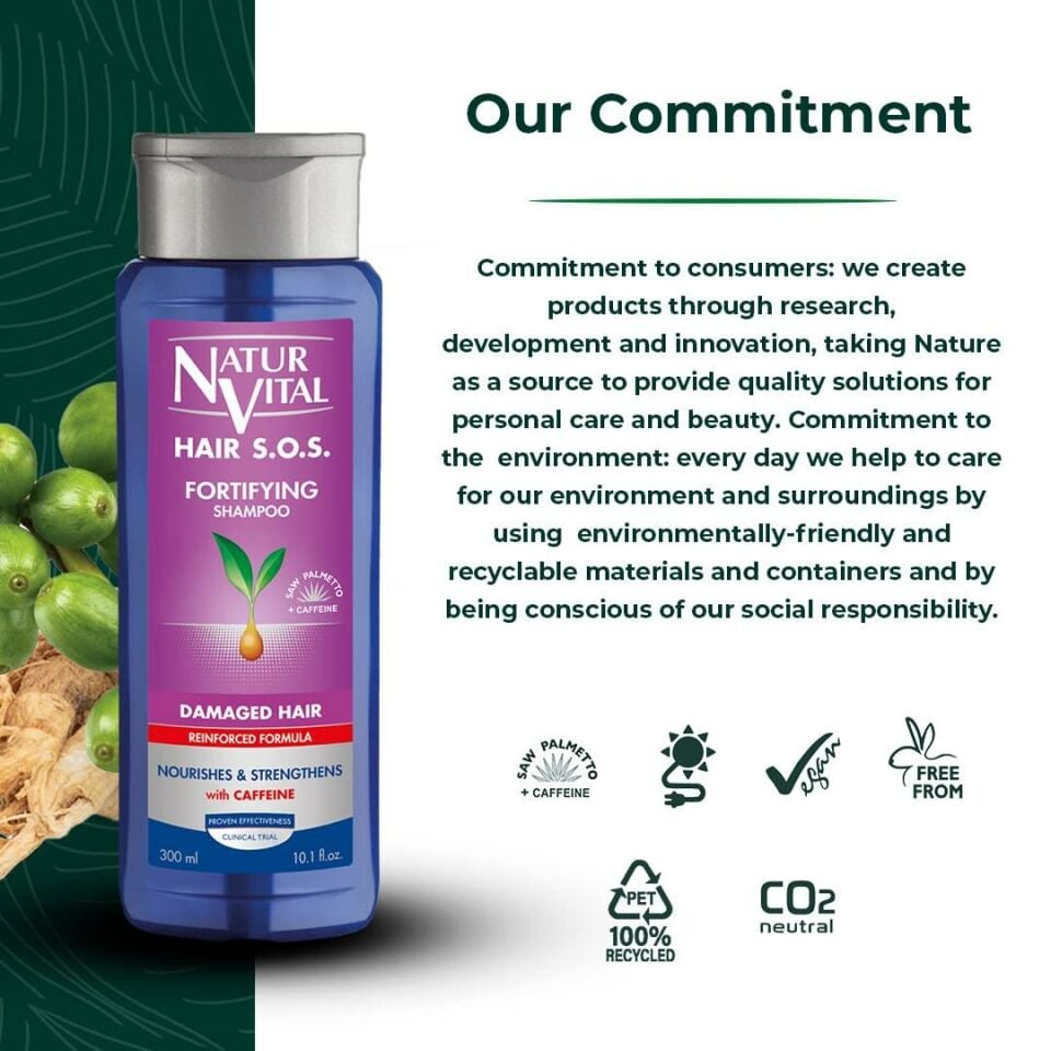Natur Vital Hair Loss Dökülme Ve Kırılma Önleyici Kadın Şampuanı 300 Ml Anti-Breakage