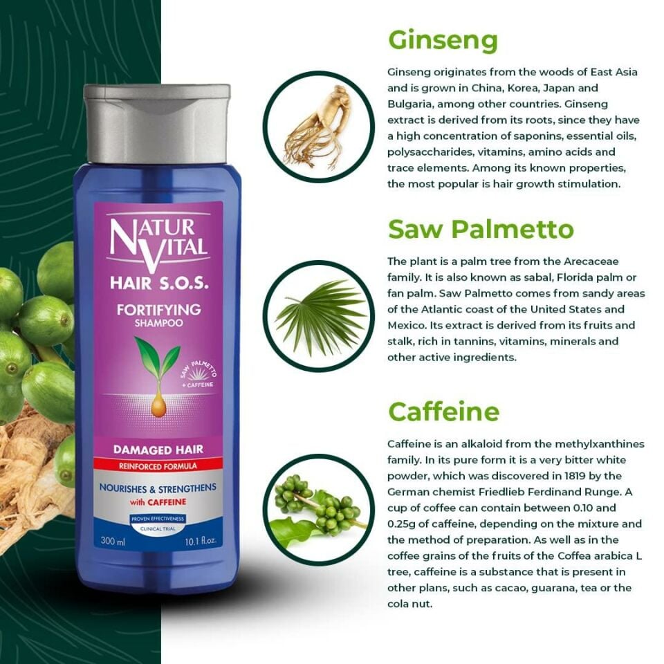 Natur Vital Hair Loss Dökülme Ve Kırılma Önleyici Kadın Şampuanı 300 Ml Anti-Breakage