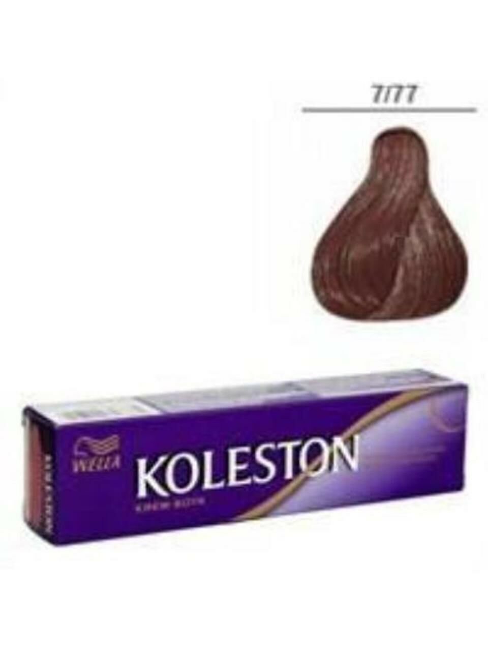 Koleston Tüp 7.77 Işıltılı Kahve Saç Boyası + Oksidan Sıvı 50 Ml