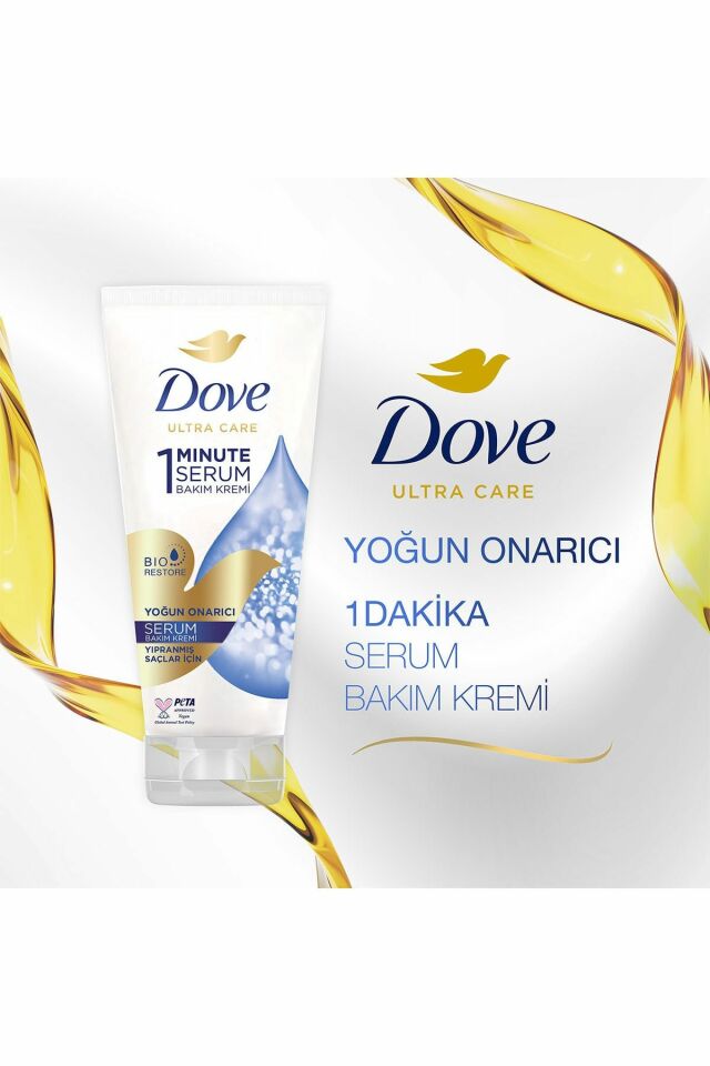 Dove Ultra Care 1 Minute Serum Saç Bakım Kremi Yoğun Onarıcı 170 ml