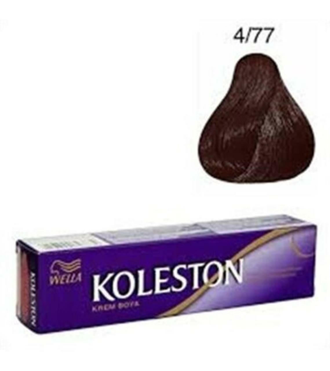 Koleston Tüp 4.77 Kadife Kahve Saç Boyası + Oksidan Sıvı 50 Ml
