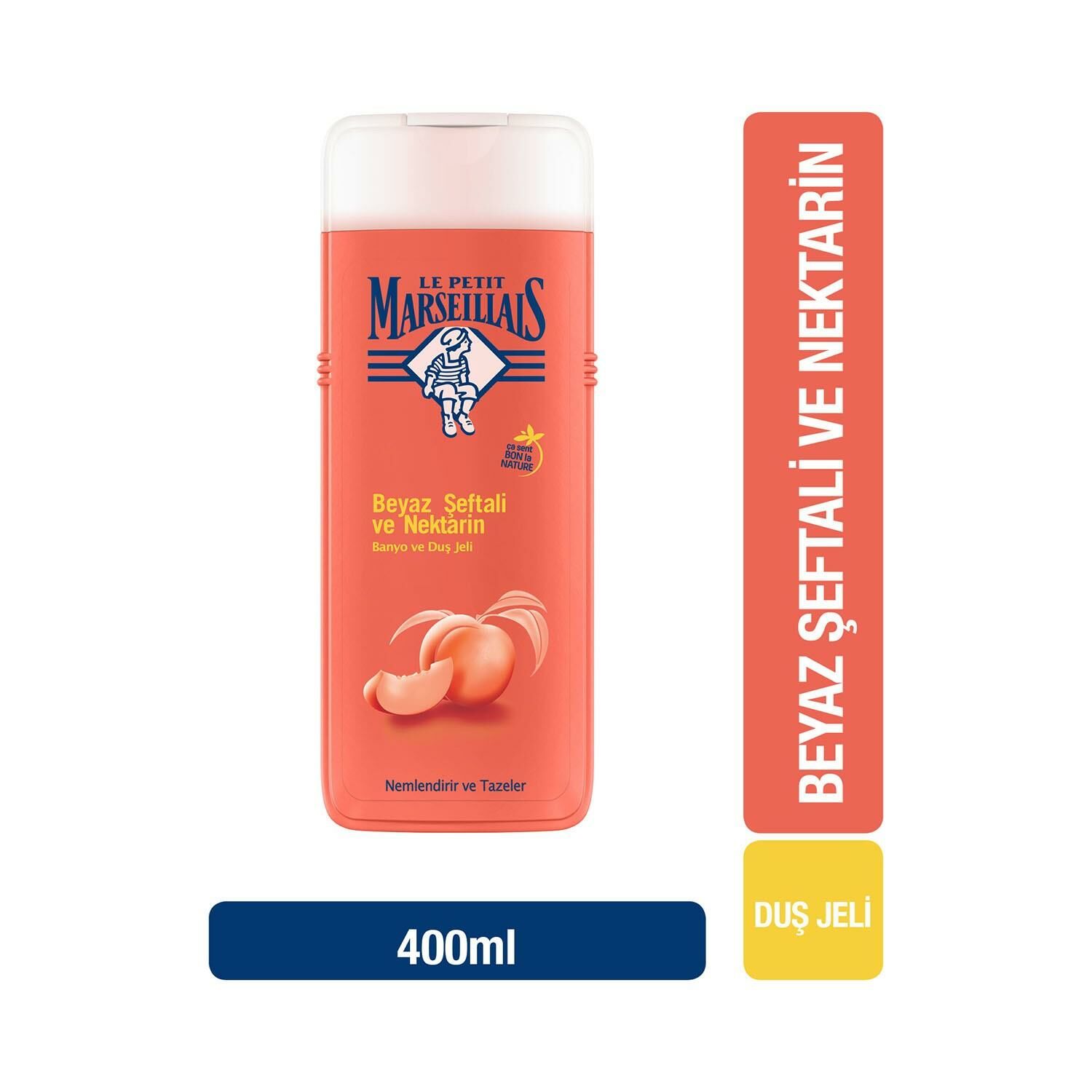 Le Petit Marseillais Duş Jeli Beyaz Şeftali ve Nektarin 400 ml