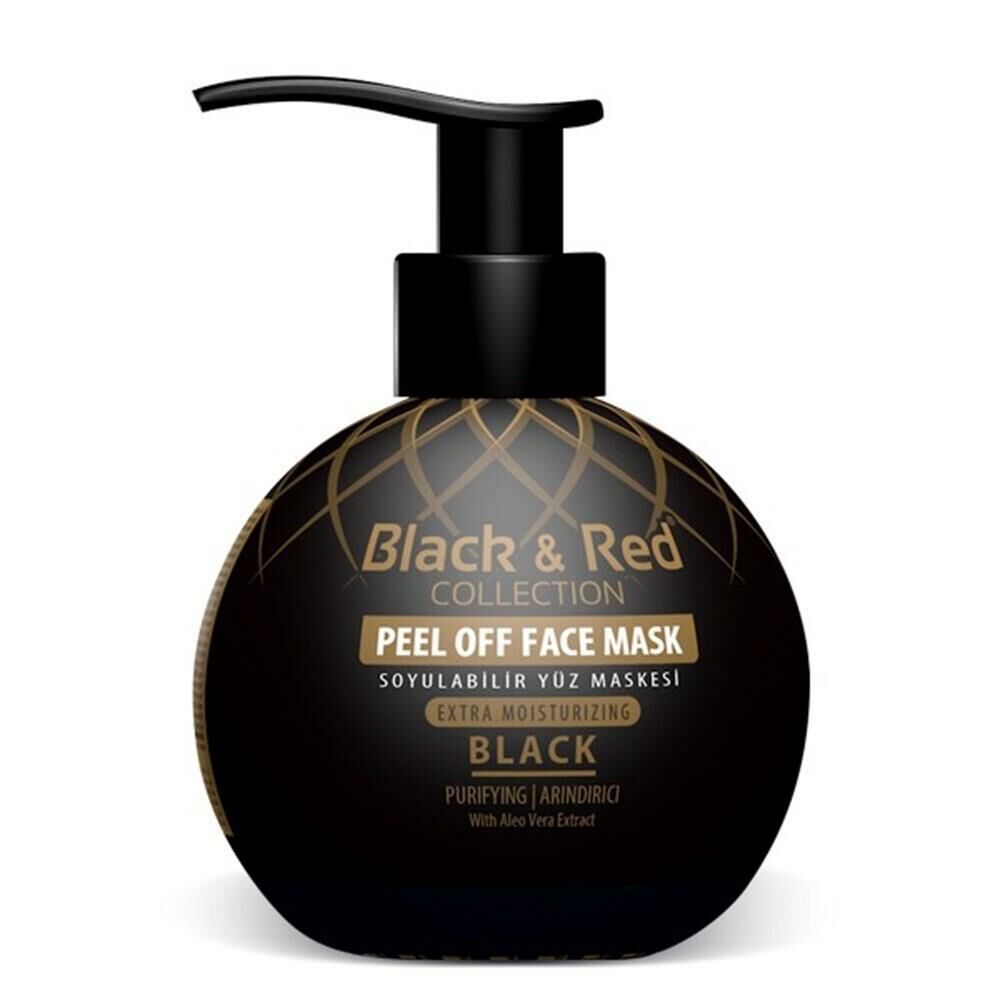 Black Red Soyulabilir Yüz Maskesi Siyah Maske 250 Ml Pompalı