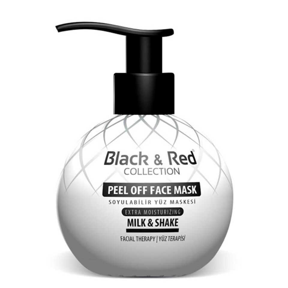 Black Red Soyulabilir Yüz Maskesi Milk Shake 250 Ml Pompalı
