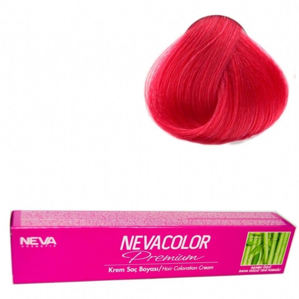 Neva Color Tüp Saç Boyası 0.65 Yoğun Fuşya 50 Gr + Oksidan Sıvısı 50 Ml
