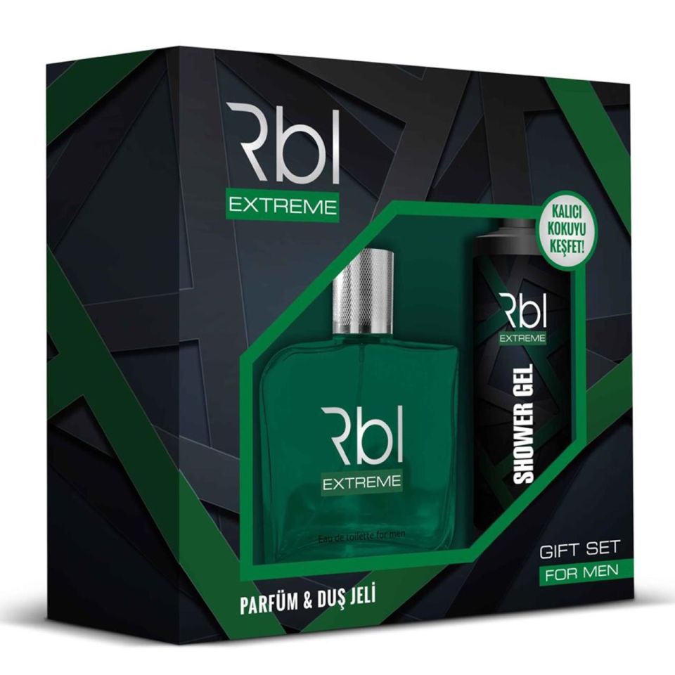 Rebul Set Extreme Edt 90 ml + Duş Jeli 200 ml Erkek