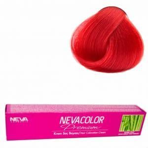 Neva Color Tüp Saç Boyası 0.66 Yoğun Ateş Kızılı 50 Gr + Oksidan Sıvısı 50 Ml