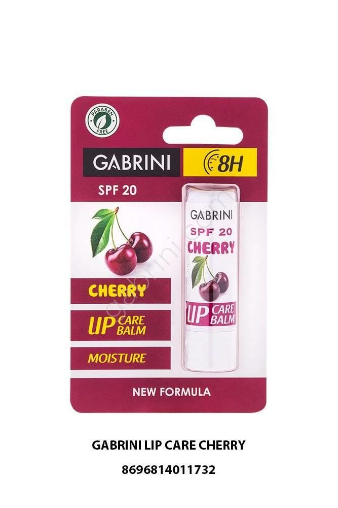 Gabrini Dudak Koruyucu Nemlendirici Lip Balm Care Kiraz 8h