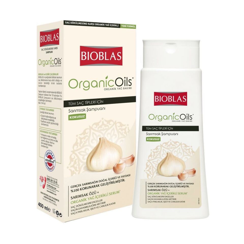 Bioblas Şampuan 400 ml Sarımsak Tüm Saçlar