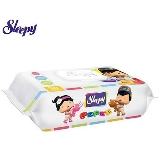 Sleepy Pepee Islak Havlu 90 lı Kapaklı