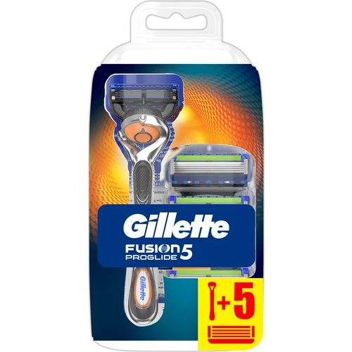 Gillette Fusion ProGlide Tıraş Makinesi + 5 Tıraş Bıçağı