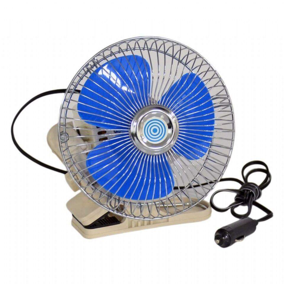 Sun Mild Araç Vantilatörü 10'' 12v Mandallı Metal