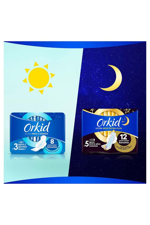Orkid Ultra Ekstra 3 Boy Gece - Gündüz  24 lü