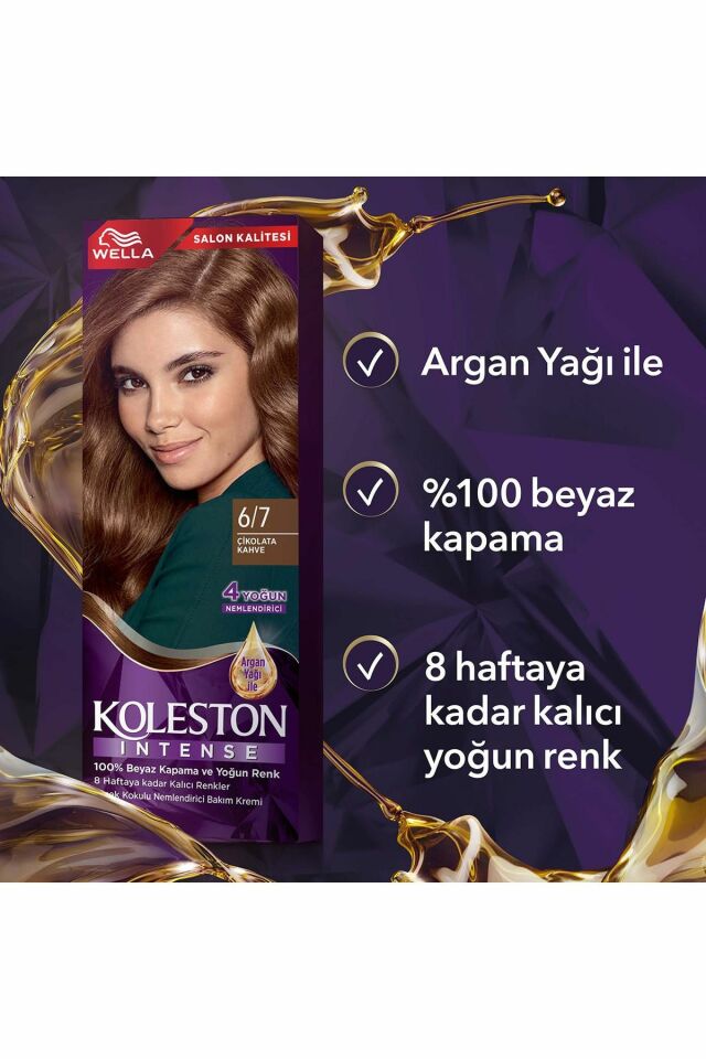 Koleston Intense Saç Bayası 6.7 Çıkolata Kahve