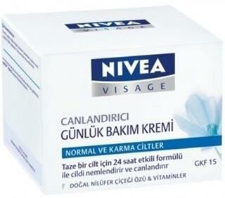 Nivea Günlük Canlandırıcı  Nemlendirici Yüz Kremi Normal/Karma Cilt 50Ml