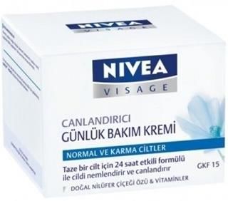 Nivea Günlük Canlandırıcı  Nemlendirici Yüz Kremi Normal/Karma Cilt 50Ml