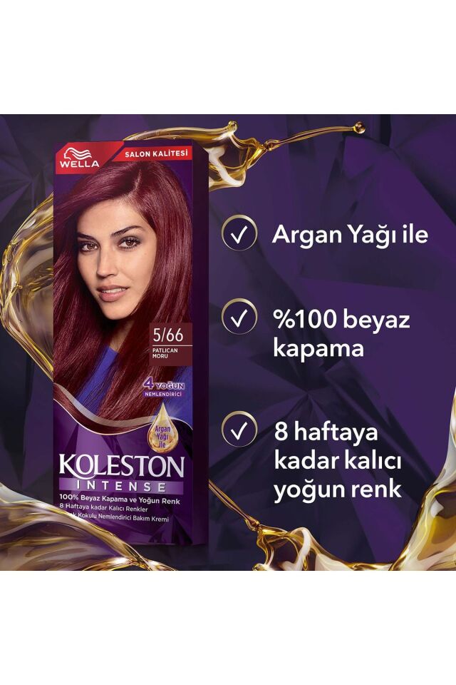 Koleston Intense Saç Bayası 5.66 Patlıcan Moru