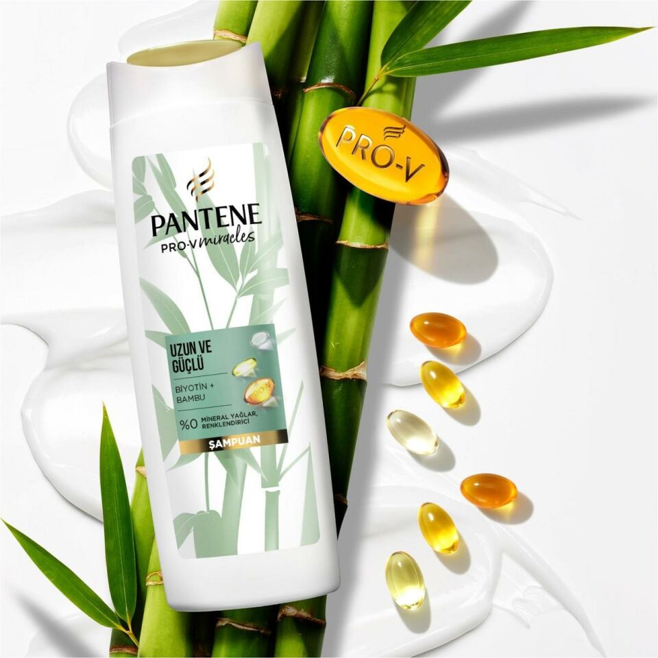 Pantene Uzun ve Güçlü Yeniden Yapılandırıcı Şampuan 400 Ml Bambu ve Proteinli